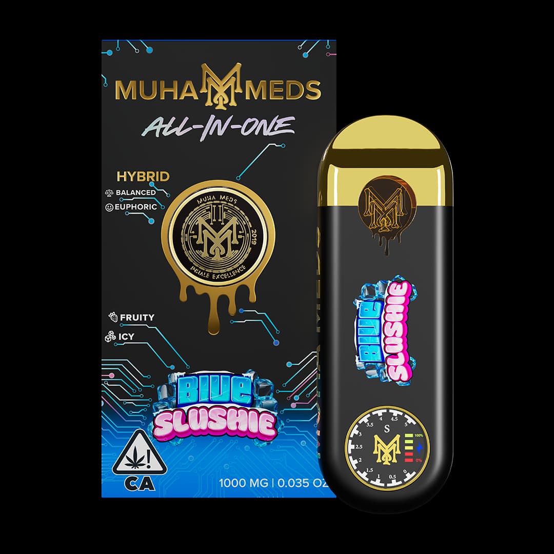 Blue Slushie — Hybrid All-In-One hemp-derived THC product by Puff Puff Depot