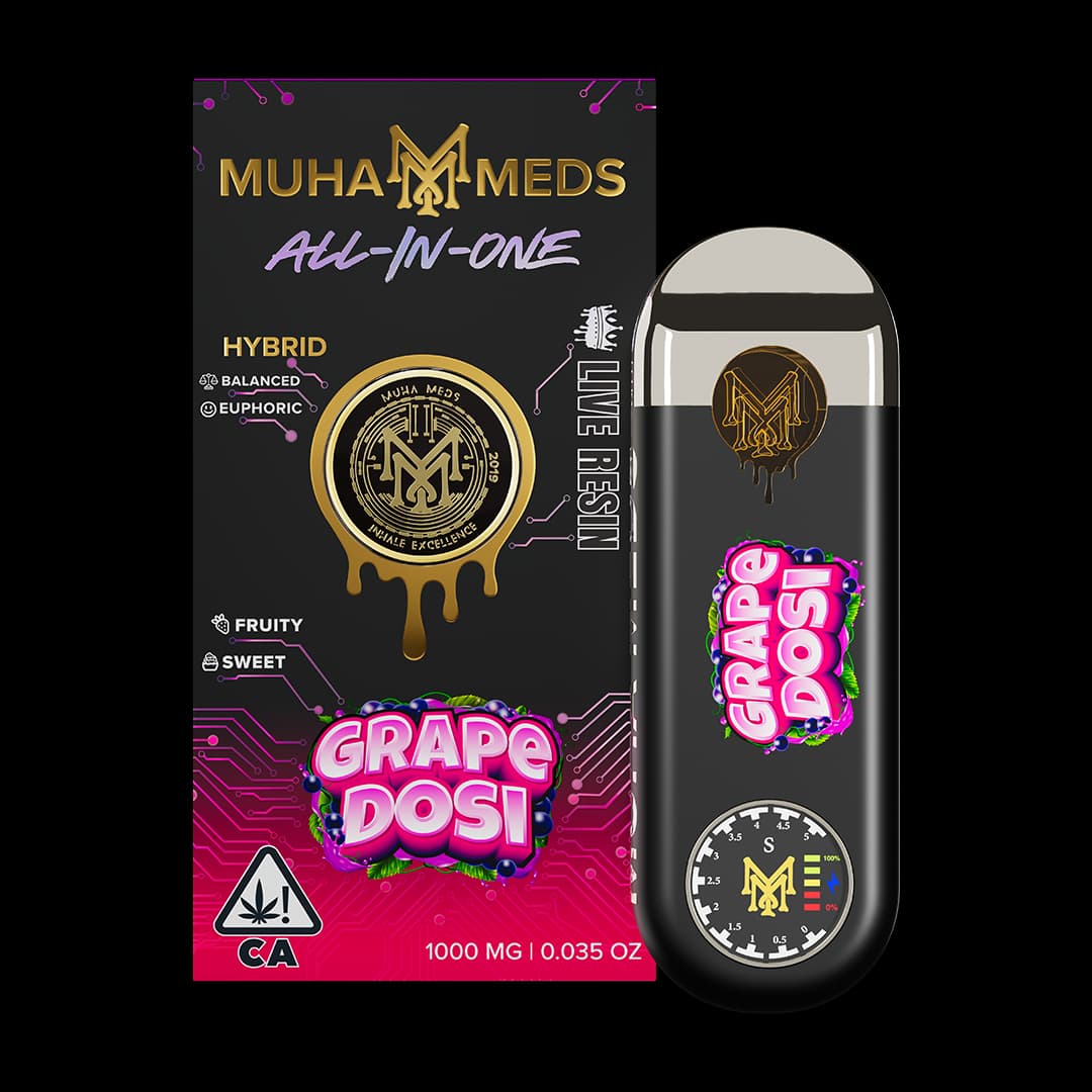 Grape Dosi — Hybrid All-In-One hemp-derived THC product by Puff Puff Depot