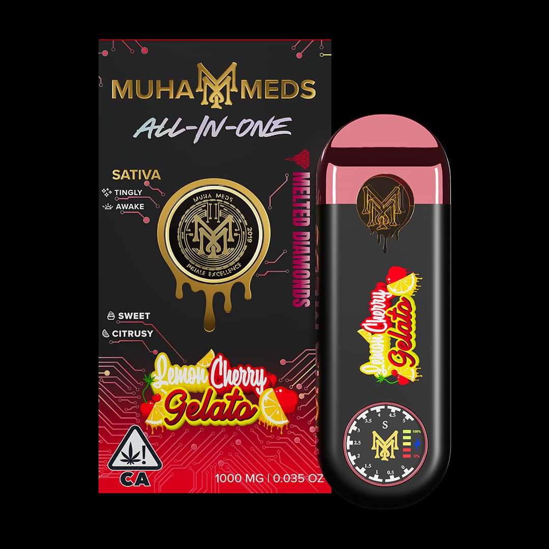 Lemon Cherry Gelato — Sativa All-In-One hemp-derived THC product by Puff Puff Depot