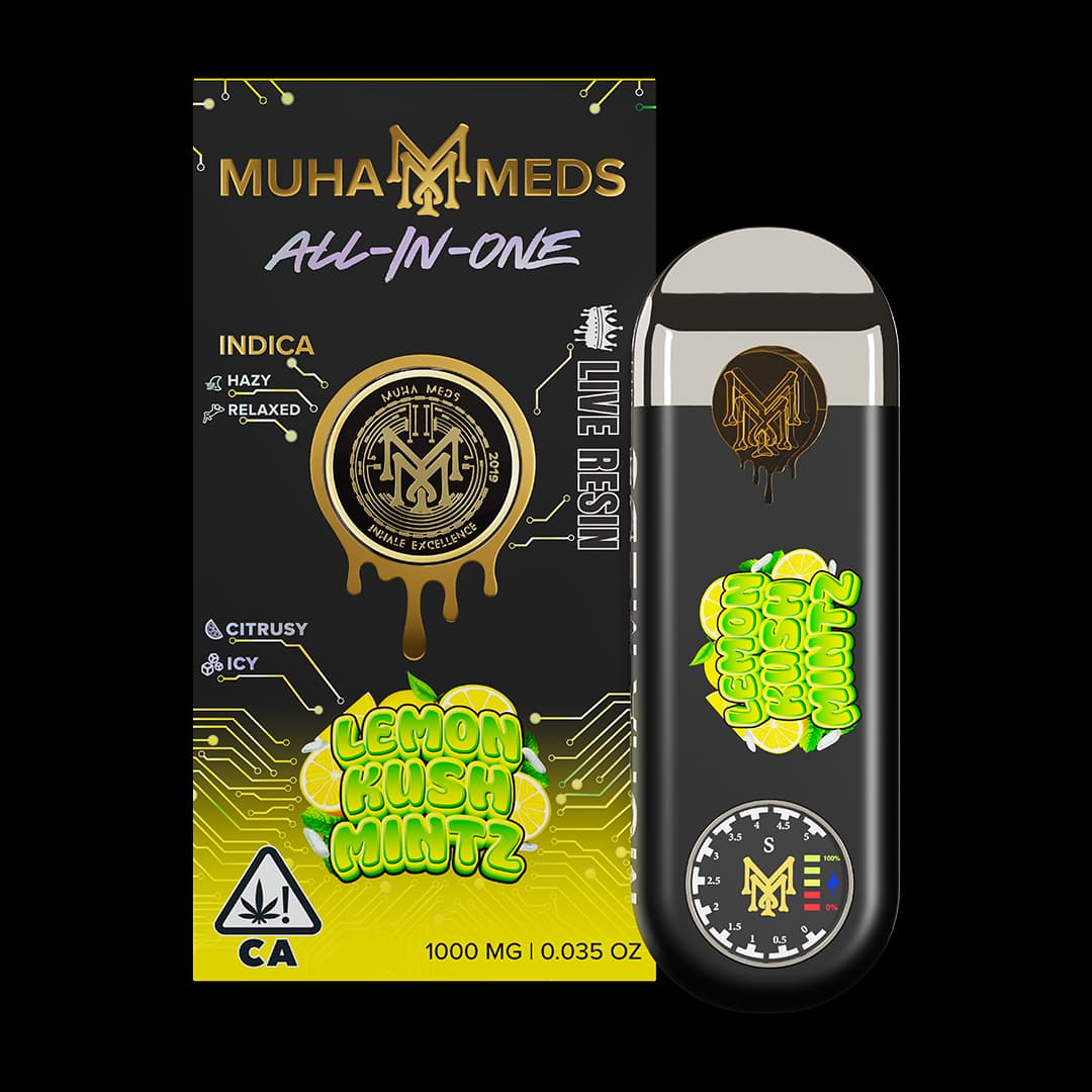 Lemon Kush Mintz — Indica All-In-One hemp-derived THC product by Puff Puff Depot