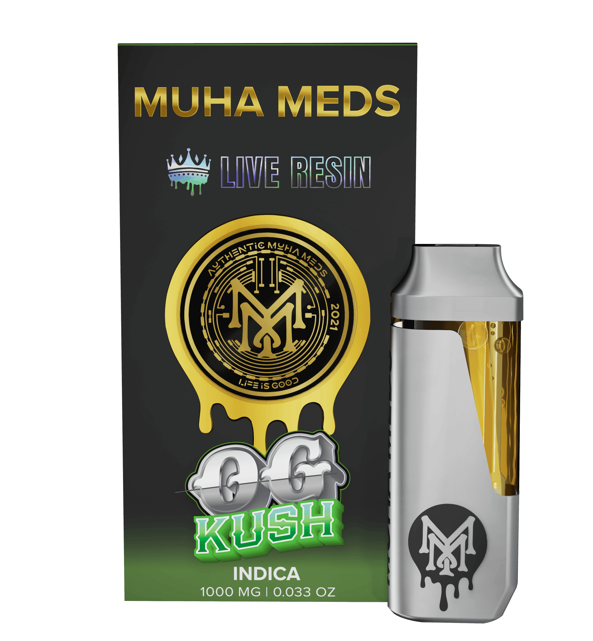 OG Kush 1g — Indica Disposables hemp-derived THC product by Puff Puff Depot