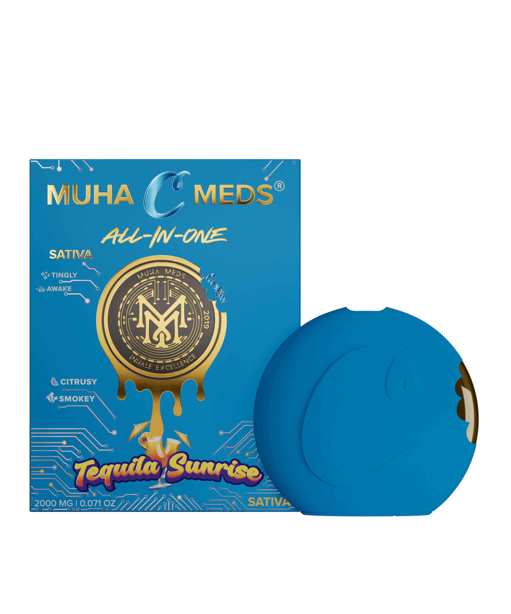 Tequila Sunrise 2g (Cookies) — Sativa Disposables hemp-derived THC product by Puff Puff Depot