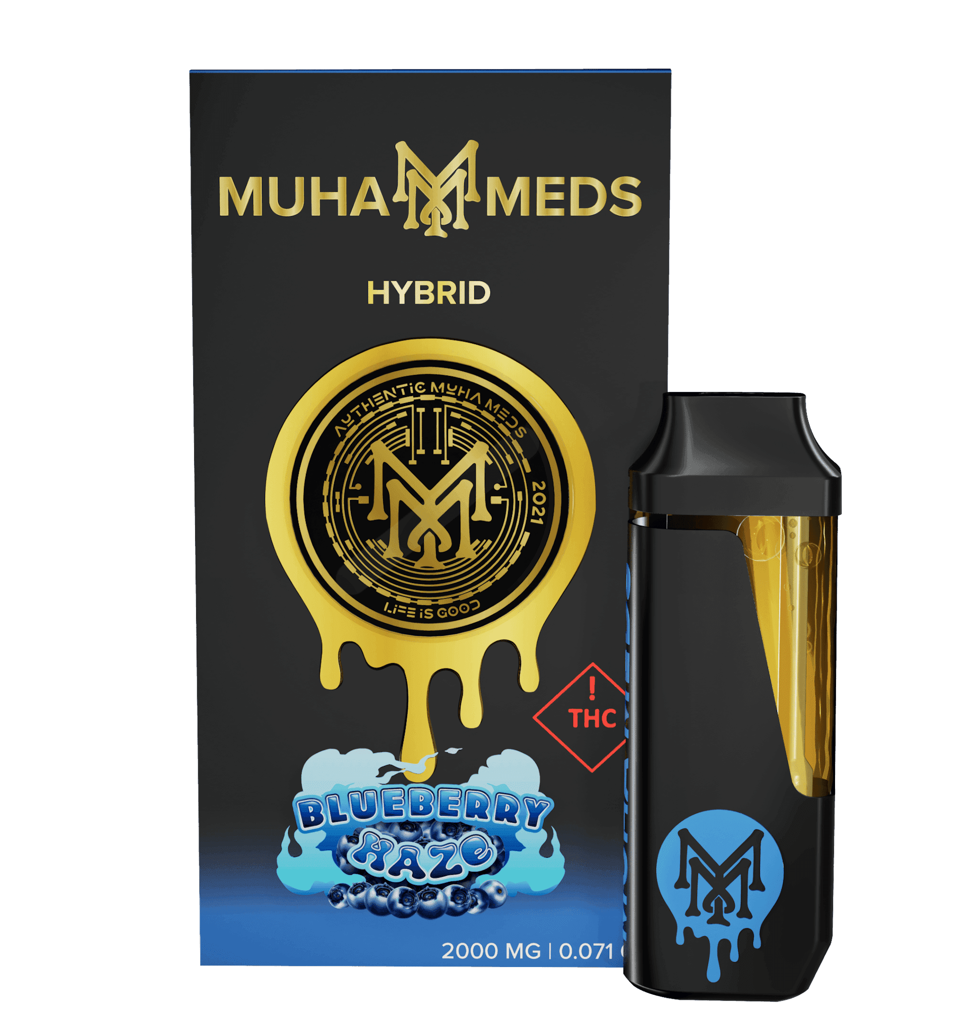 Blueberry Haze 2g — Sativa Disposables hemp-derived THC product by Puff Puff Depot