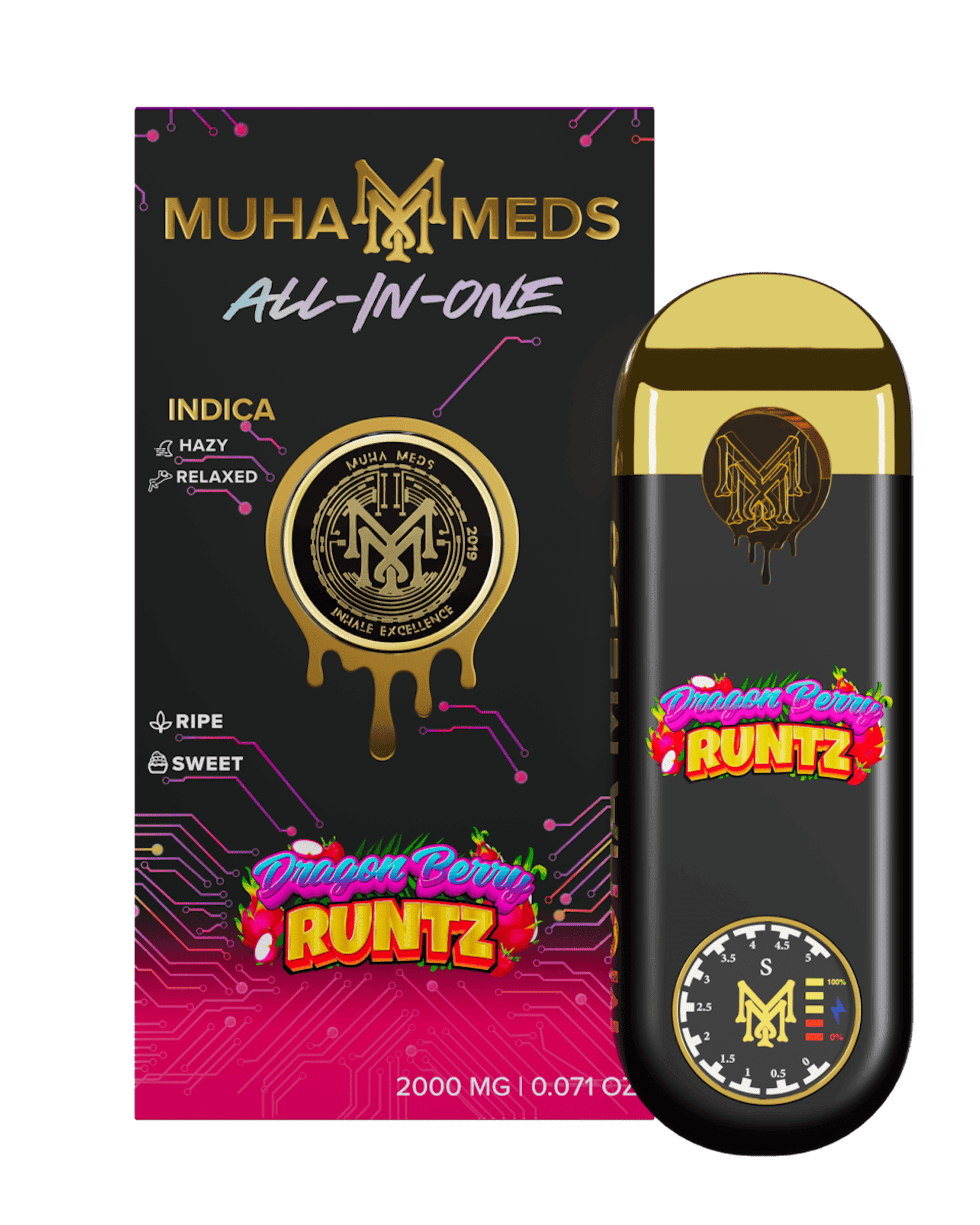 Dragon Berry Runtz 2g — Sativa Disposables hemp-derived THC product by Puff Puff Depot