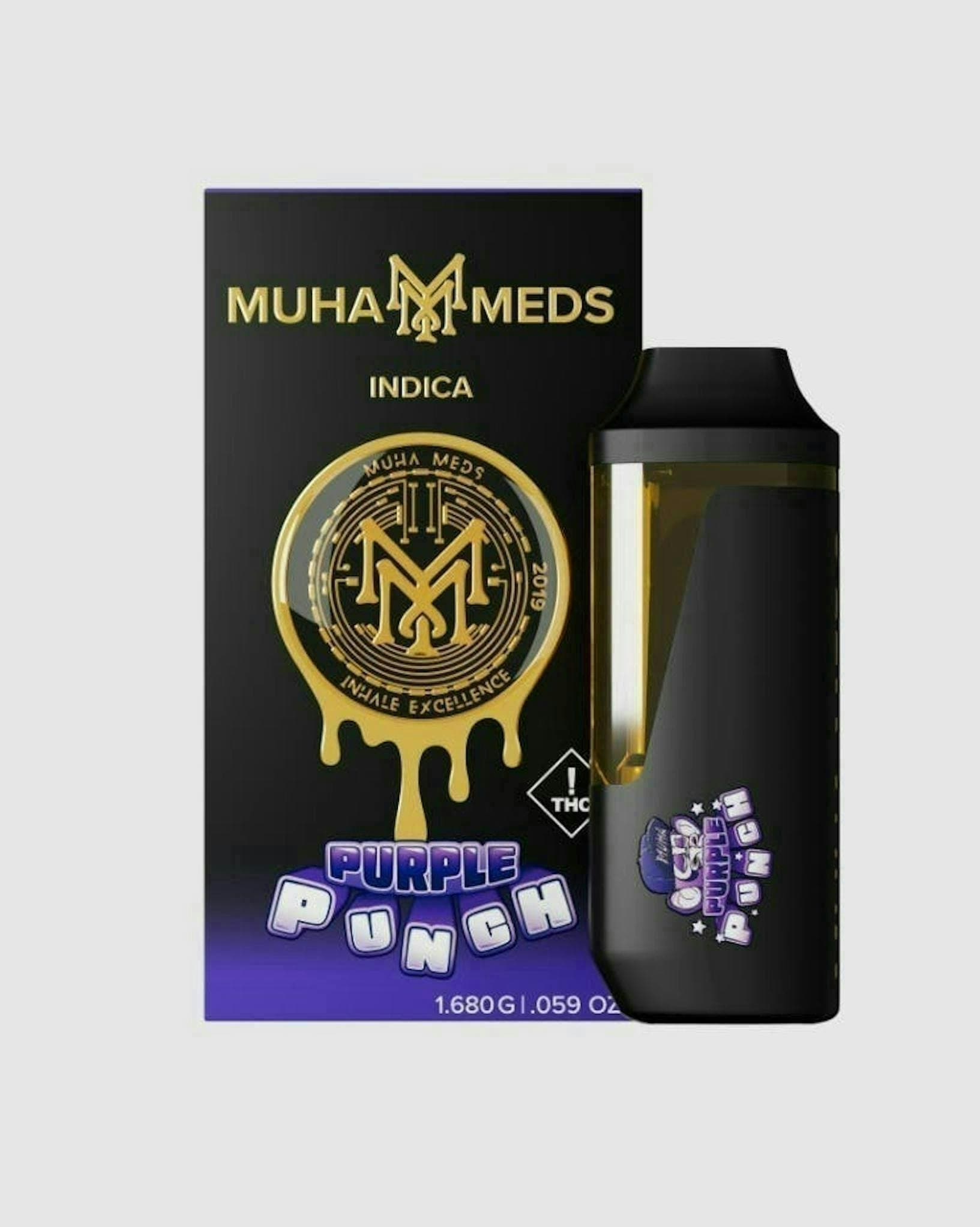 Purple Punch 1.68g — Indica Disposables hemp-derived THC product by Puff Puff Depot