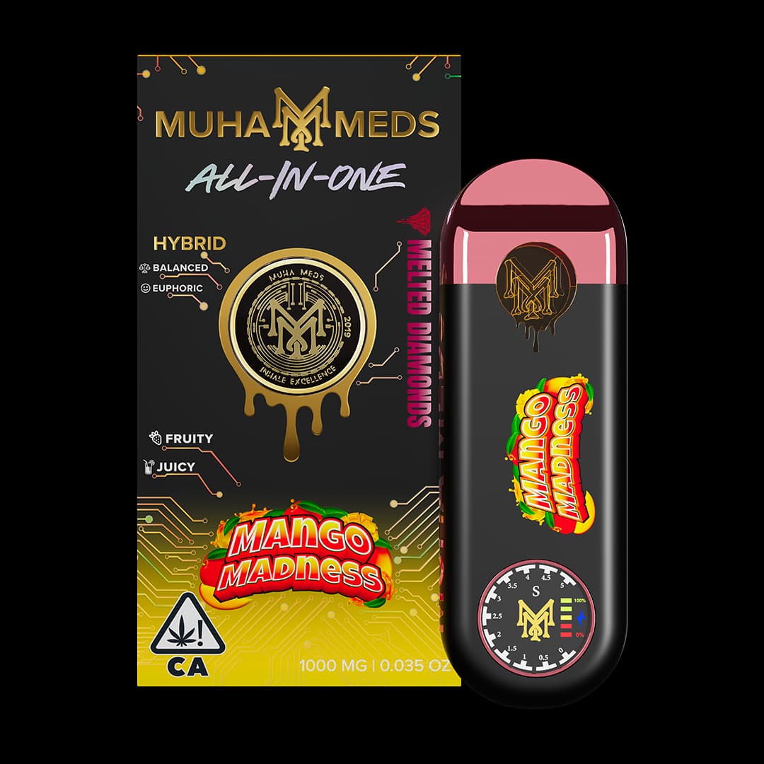 Mango Madness — Hybrid All-In-One hemp-derived THC product by Puff Puff Depot