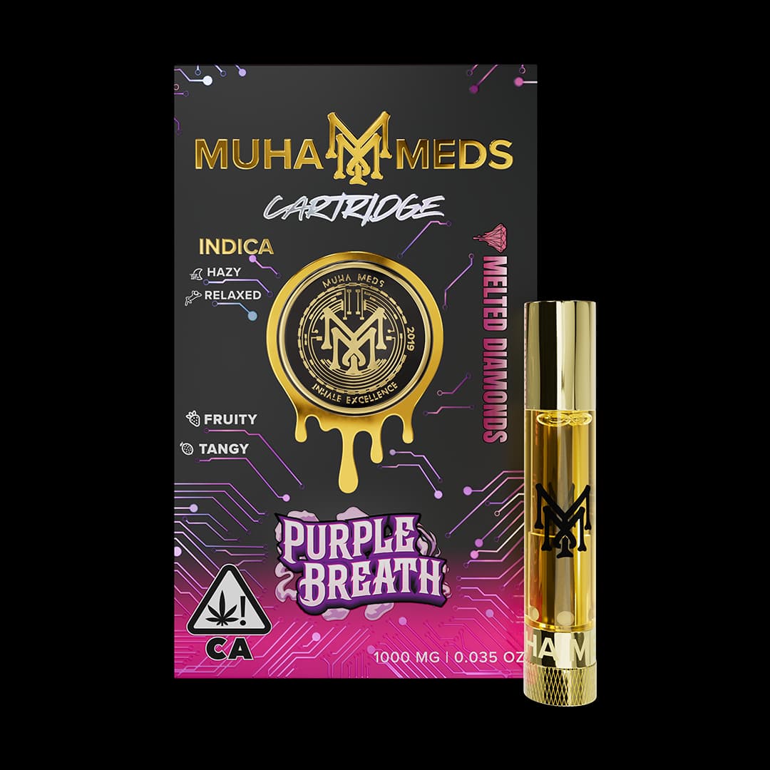 Purple Breath — Indica Cartridges hemp-derived THC product by Puff Puff Depot